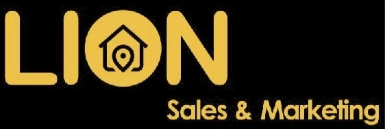 Original LION Sales and Marketing logo in yellow on black